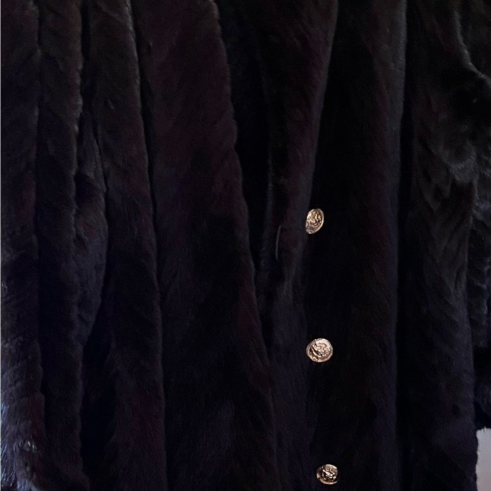 Men’s Big & Talk Full Length Mink Coat - Picture 8 of 16